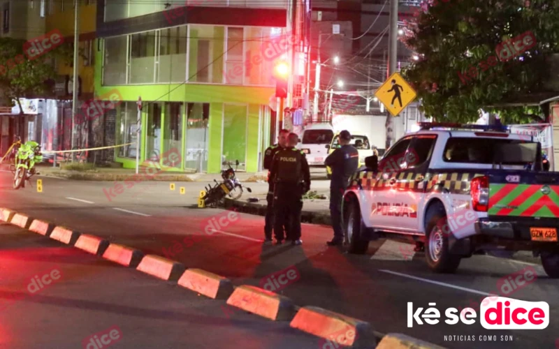Siete disparos y una víctima: sicarios atacan a pareja en plena Diagonal 15