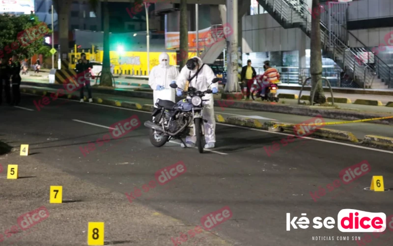 Siete disparos y una víctima: sicarios atacan a pareja en plena Diagonal 15