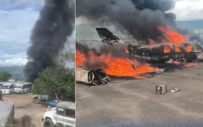 Despegue mortal: avión se estrelló y explotó en el aeropuerto de Paramillo - Tachirá