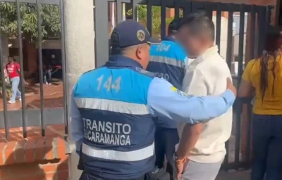 Conductor borracho arrolló a un alférez en plena calle 45, Bucaramanga