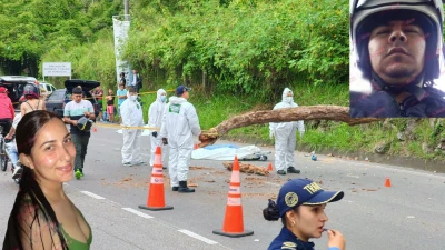 Así fue la muerte de Vanessa y Jaime en un accidente en Piedecuesta