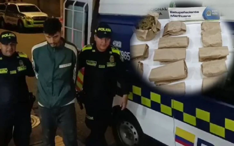 Capturan a alias “Yanbra” con marihuana y cocaína en el barrio Sotomayor