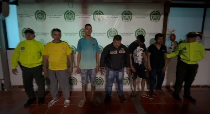 Operación 'Fonce' deja cinco bandidos capturados de 'Los del Sur', en Bucaramanga