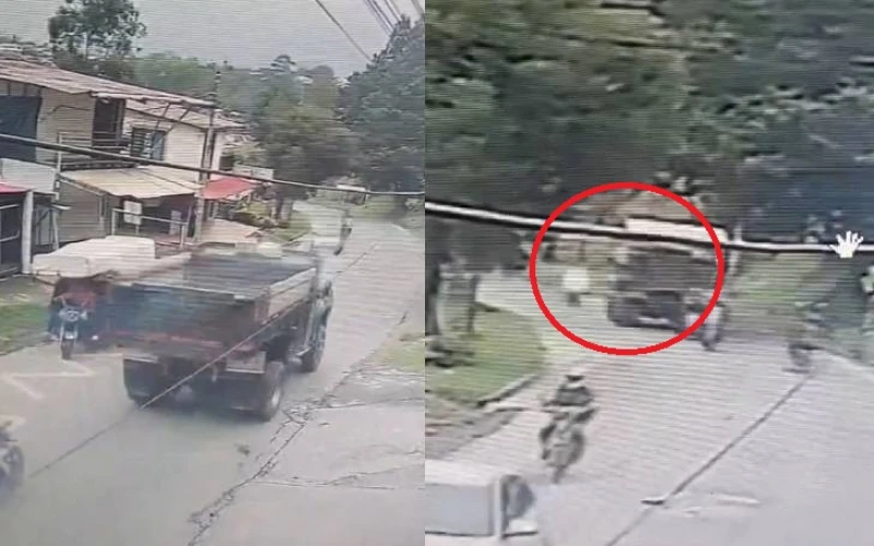 Niña de 4 años murió en un horrible accidente contra una volqueta