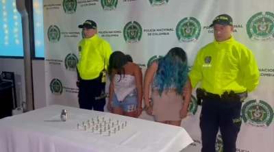 Capturan a dos mujeres con granada y munición de guerra en Bucaramanga