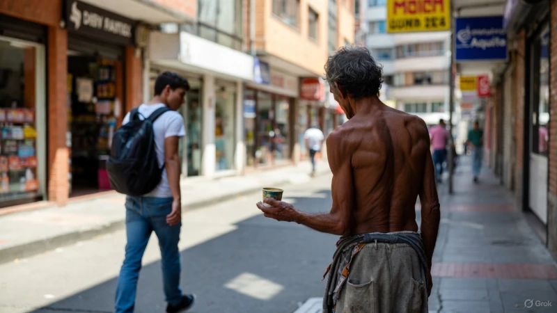 Habitante de calle apuñaló a estudiante del Sena por no darle una moneda en Floridablanca