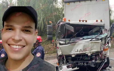 Jorge Buenahora, el conductor de una Turbo, que murió en un accidente en Santander