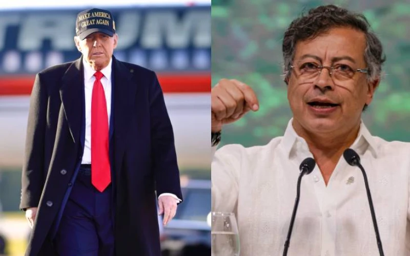 Trump dijo que Colombia es susceptible de ser atacado por tener fábricas de cocaína