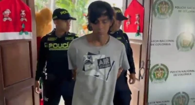 Tiró un bolso y trató de huir, pero dentro había 200 dosis de bazuco, en Girón