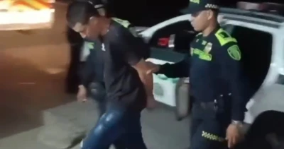 Tenía prisión domiciliaria pero estaba dando un paseo por la calle, en Bucaramanga