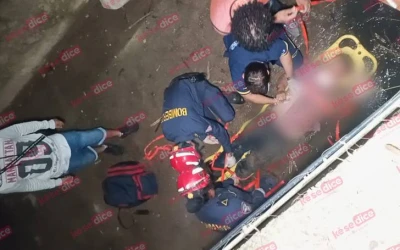 Moto se quedó sin frenos y cayó a una cañada en Girón: un niño está muy grave