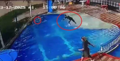 Patrullera de la Policía le salvó la vida a niña que se estaba ahogando en una piscina