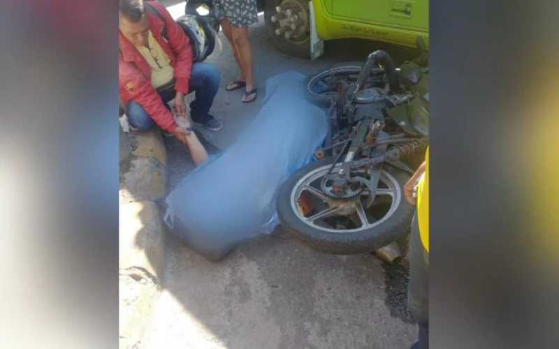 Motociclista perdió la vida en un accidente en Bucaramanga este sábado