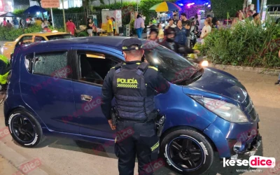 Un choque, una discusión y balas: noche violenta en Barroblanco Piedecuesta