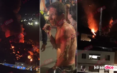 Al menos 50 viviendas fueron consumidas por voraz incendio en asentamiento humano de Bucaramanga.