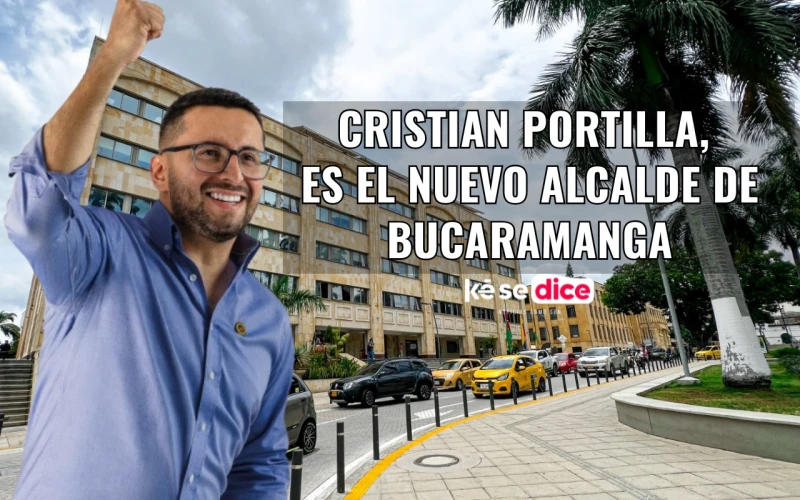 Cristian Portilla es el nuevo alcalde de Bucaramanga