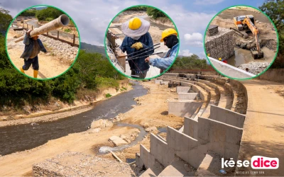 La CDMB construyó un muro que cambiará la historia de 15 mil personas que viven en la margen del Río de Oro