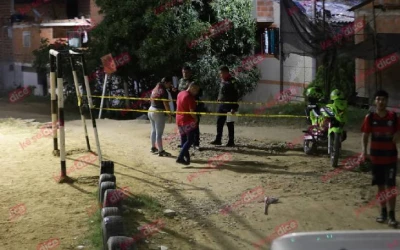 Balearon a Óscar Pabón en la cancha del barrio Aldea Baja en Girón