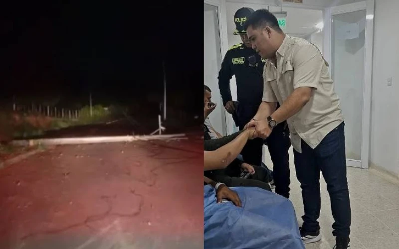 Con una bomba, trataron de 'volar' una patrulla en Santander: dos policías heridos