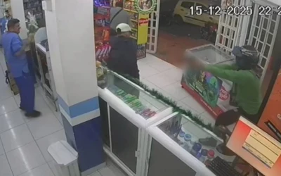 Revelan video clave para esclarecer el asesinato de un hombre en una farmacia de Floridablanca