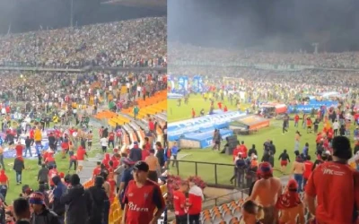 Enfrentamientos tras la final de la Copa Betplay dejaron 59 heridos