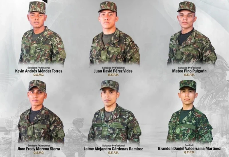 Ya son seis los soldados asesinados en ataque a base de Aguachica: ¿Quiénes son?