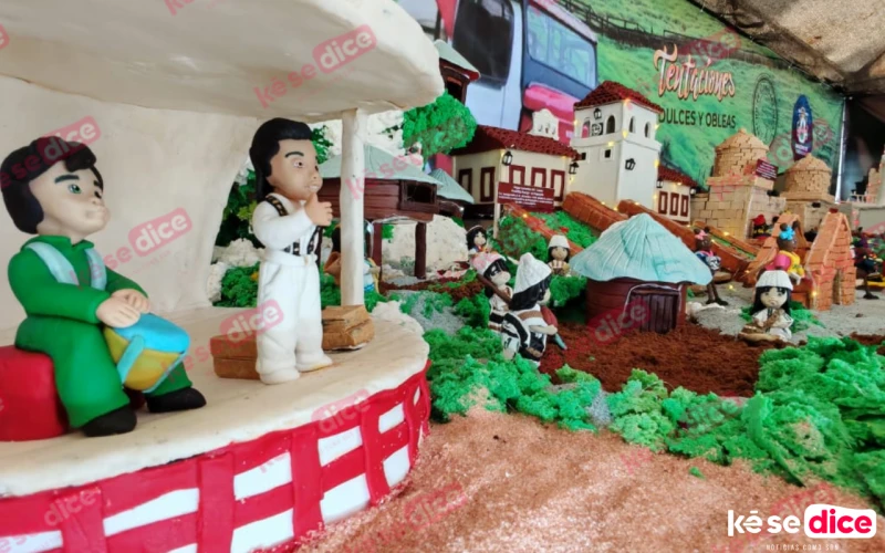 El pesebre dulce que pone a recorrer a Colombia sin salir de Floridablanca