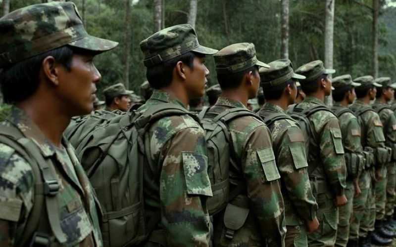 Guerrilleros de las Farc se van de vacaciones durante la Navidad y el fin de año