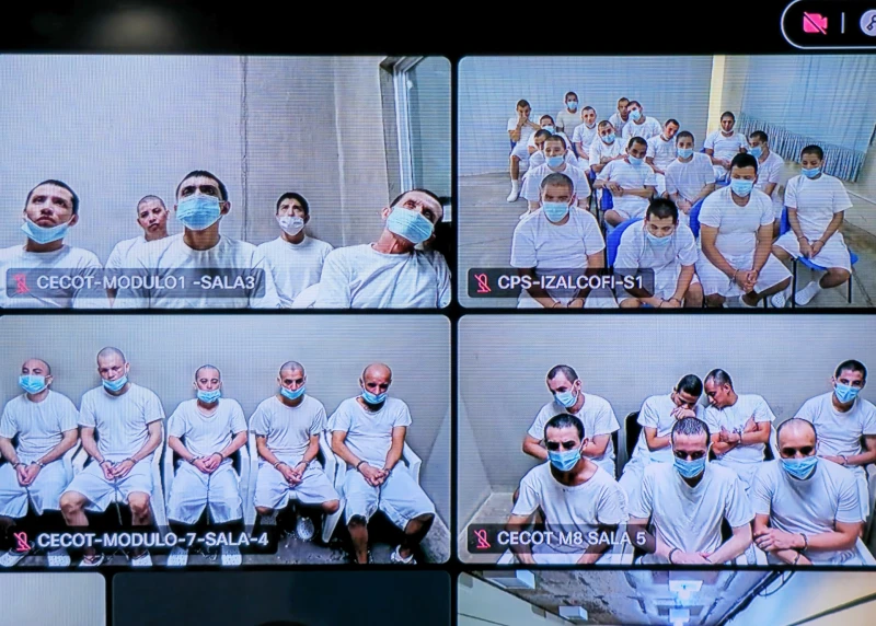 Pandilleros de El Salvador pagarán hasta mil años de cárcel por sus crímenes