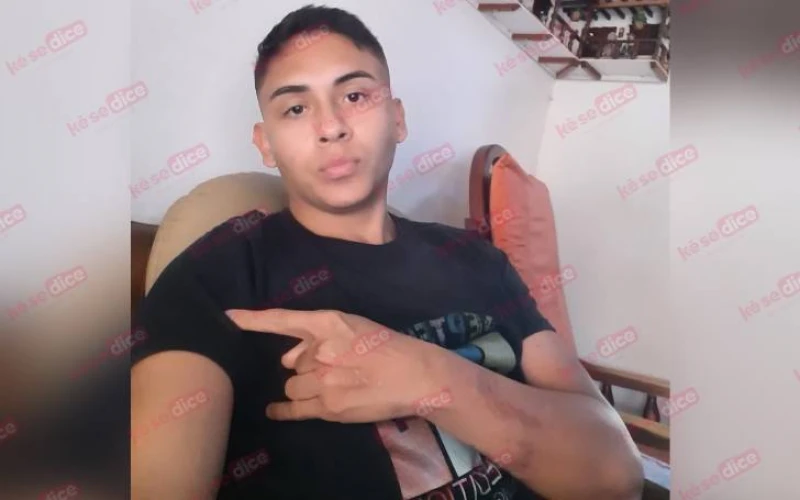 Richard Páez, el joven asesinado por un amigo en La Cumbre, Floridablanca