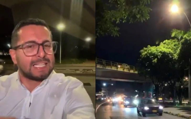 Alcaldía restableció el alumbrado público en la Puerta del Sol en Bucaramanga