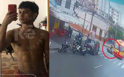 Revelan video del accidente en el que murió Sebastián Velandia en Bucaramanga