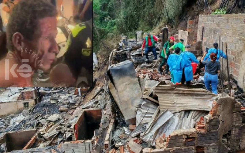 Falleció hombre que resultó gravemente herido en incendio del barrio 12 de Octubre