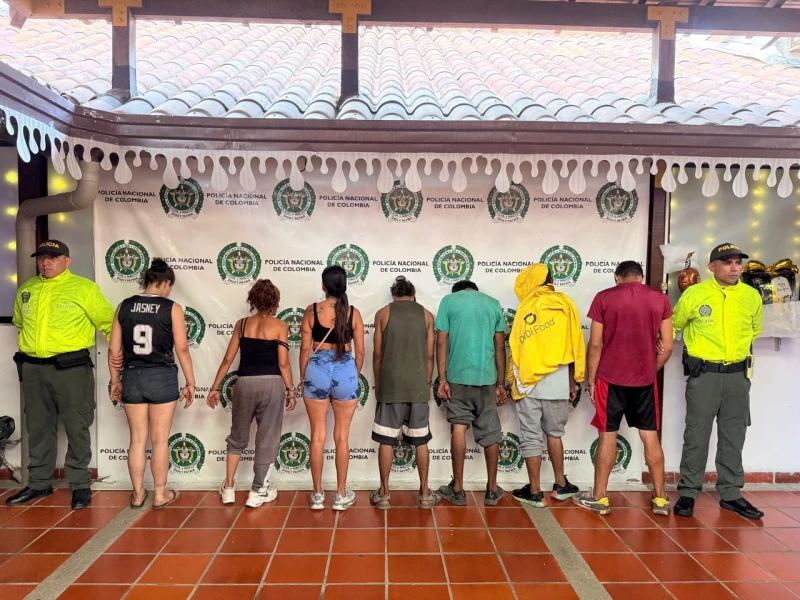 Cayeron nueve bandidos de 'Los del Sur'  en Piedecuesta