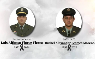 Dos policías fueron asesinados en una emboscada de las Disisdencias de las Farc