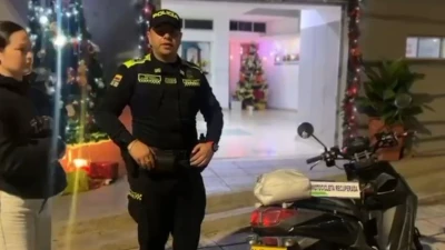 Gracias a la Policía, mujer pudo recuperar la moto que le robaron en Morrorico, Bucaramanga