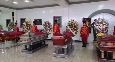 Venezuela rinde honores a los 55 soldados muertos durante ataque de Estados Unidos
