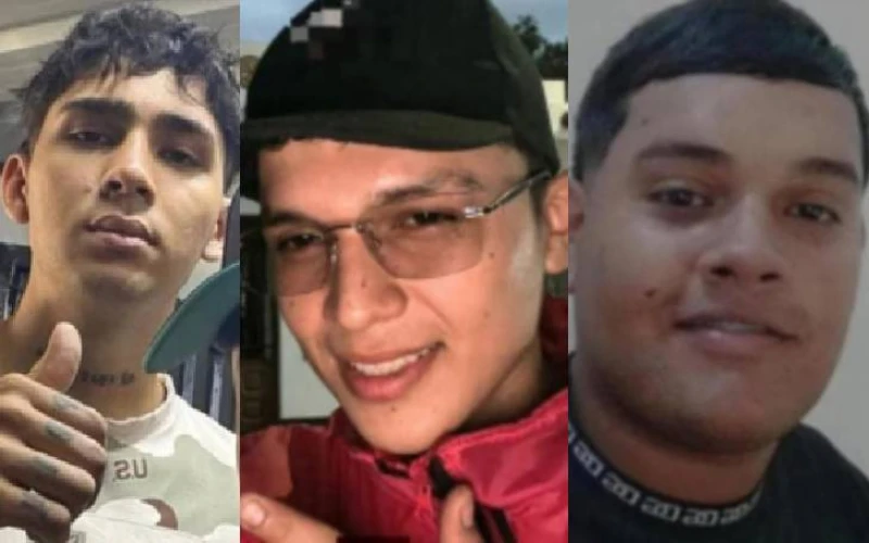 Tres amigos fueron acribillados mientras metían vicio