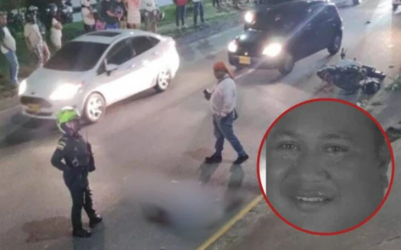 El fatal accidente del motociclista Darío Villamizar que le costó su vida en Girón