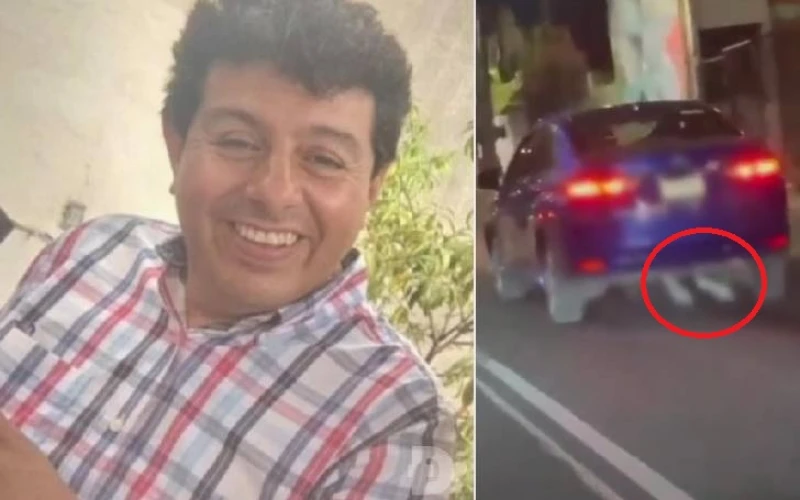 ¡Macabro! Mujer atropelló a un motociclista y lo arrastró varias cuadras debajo del carro