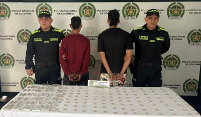 Dos jíbaros cayeron con la mercancía lista para la venta en Girón