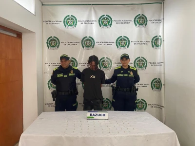 Lo agarraron vendiendo bazuco en el deprimido de la Quebradaseca, en Bucaramanga
