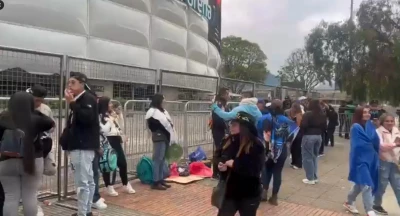 Miles de seguidores despiden a Yeison Jiménez en el Movistar Arena de Bogotá