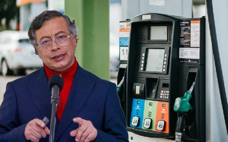 Según Petro, gasolina comenzaría a bajar de precio tras pagar la deuda con el FEPC