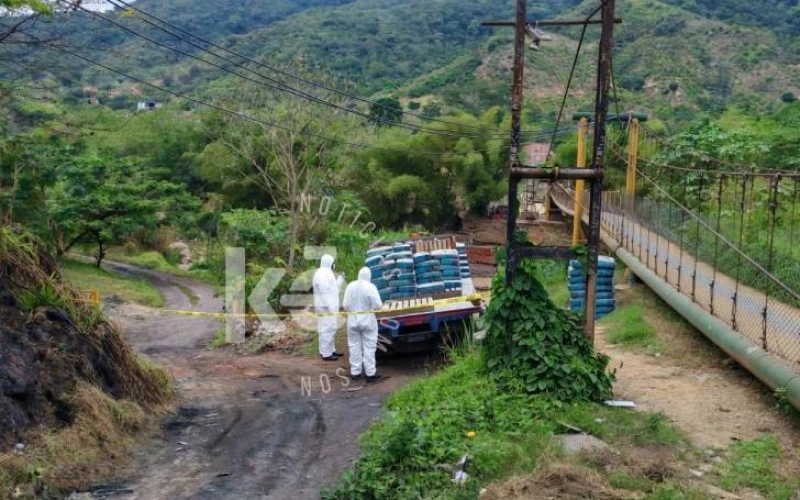 Se quedó dormido y una volqueta le pasó por encima, en Bucaramanga