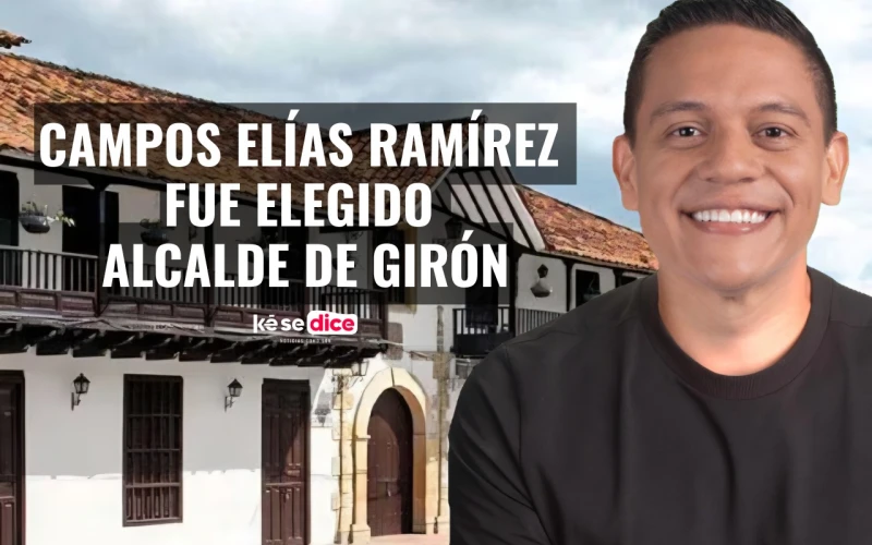 Campo Elías Ramírez fue elegido alcalde de Girón