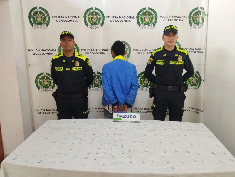 Cayó un jíbaro con la mercancía lista para la venta en el norte de Bucaramanga