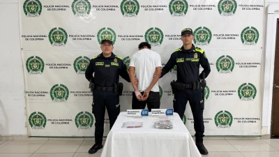 Operativos policiales dejan una captura por porte de estupefacientes en Bucaramanga