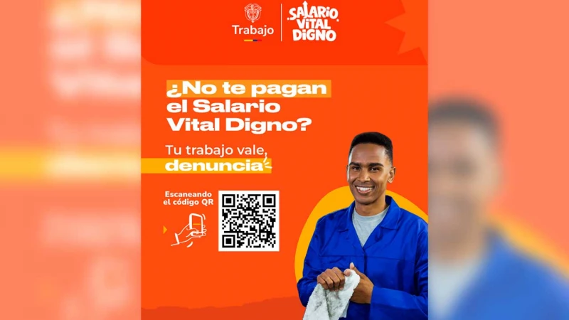 Código QR permitirá denunciar irregularidades en el pago del salario mínimo