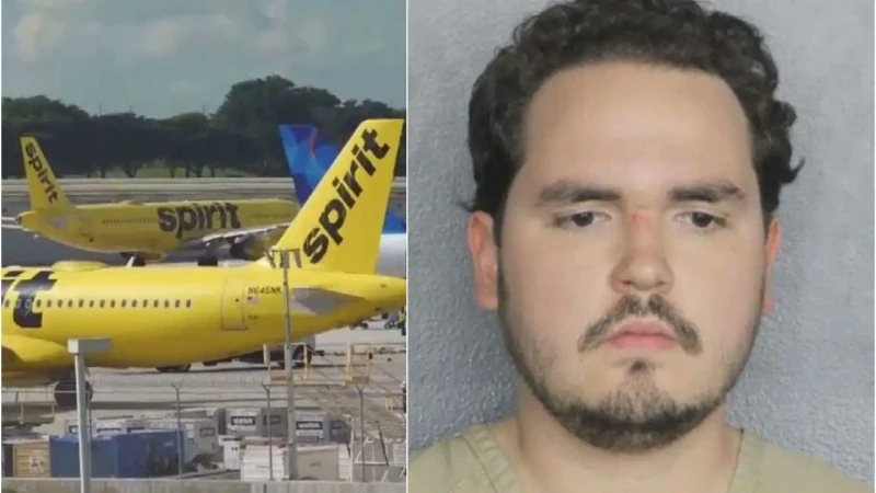 Colombiano fue encarcelado tras causar destrozos en un avión en Florida